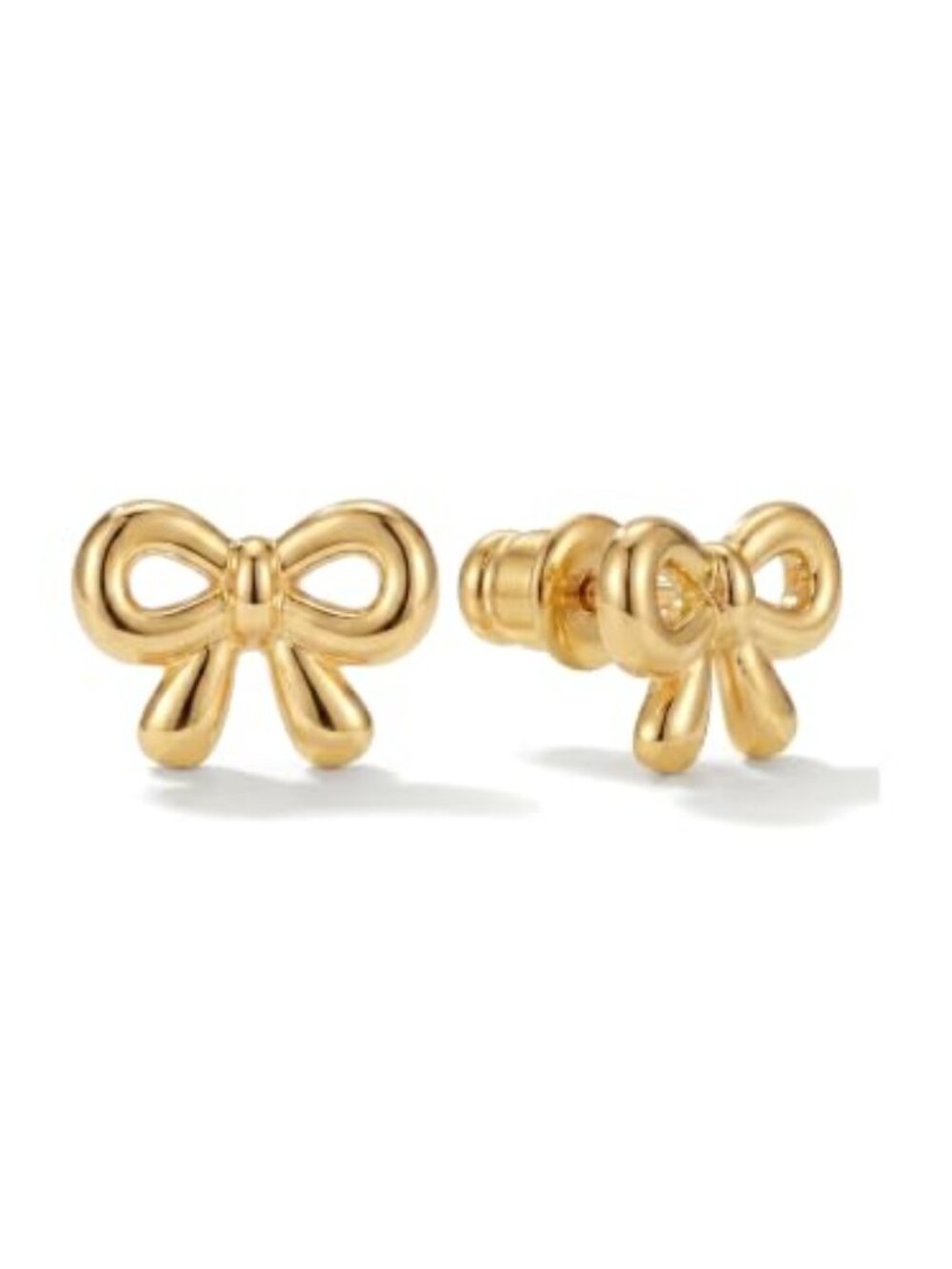 New - Gold Earrings for Women 14K Gold Stud Earring Dainty Minimalist Simple